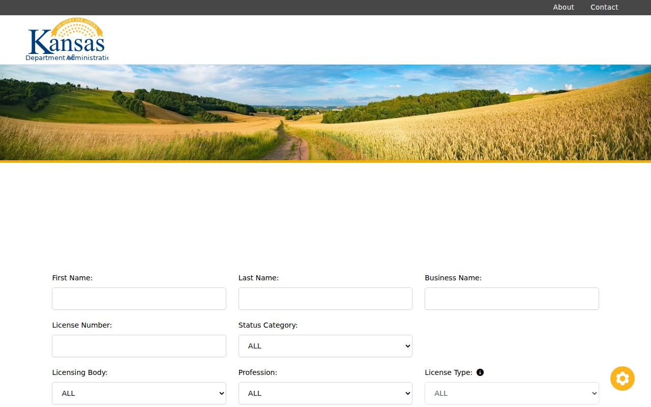 Kansas professional license verification search used for a Kansas City resident lookup