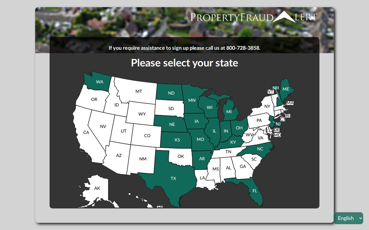 Wyandotte County property fraud alert enrollment